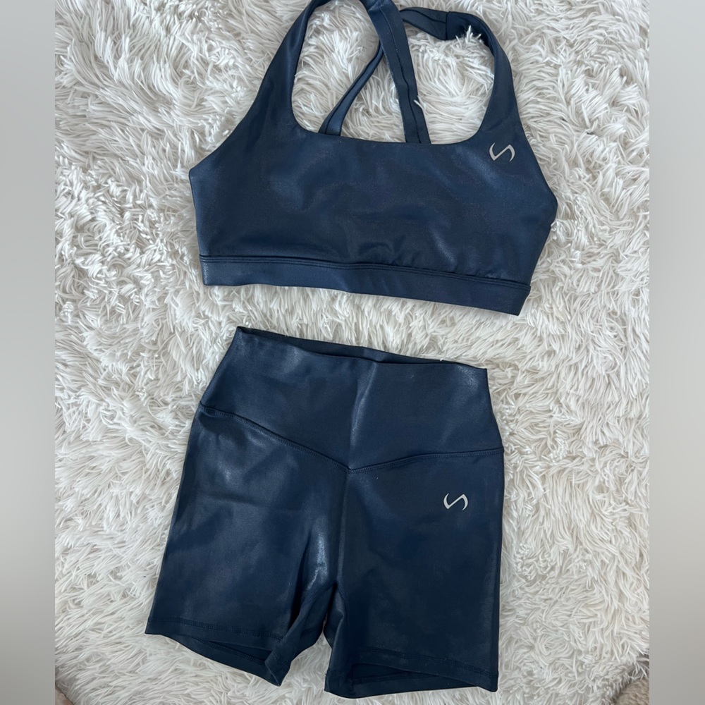 Women's Athletic Shorts in Black by [Brand]